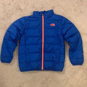 Boys North Face Puffer Jacket Coat Size M